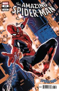 MARVEL COMICS MARVEL COMICS AMAZING SPIDER-MAN #23 IMMONEN SPIDER-MAN BLUE RED SUIT VAR
