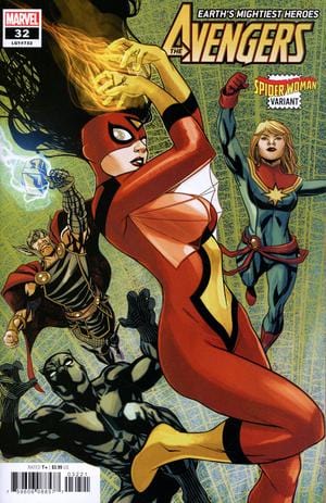 MARVEL COMICS MARVEL COMICS AVENGERS #32 MCKONE SPIDER-WOMAN VAR