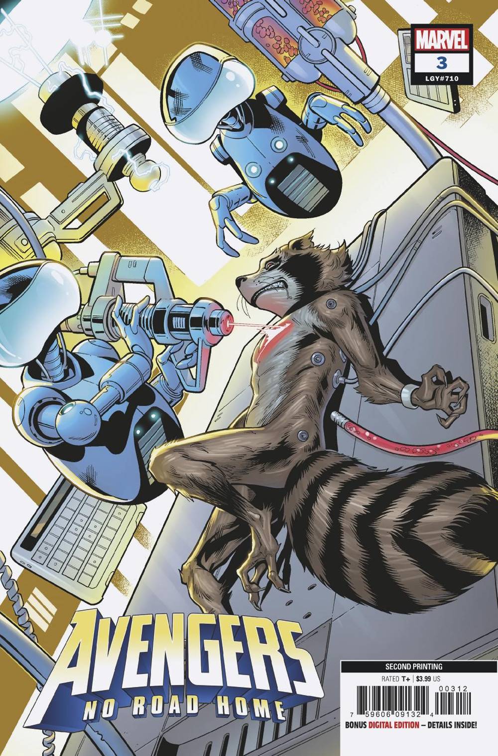 MARVEL COMICS MARVEL COMICS AVENGERS NO ROAD HOME #3 (OF 10) 2ND PTG MEDINA VAR