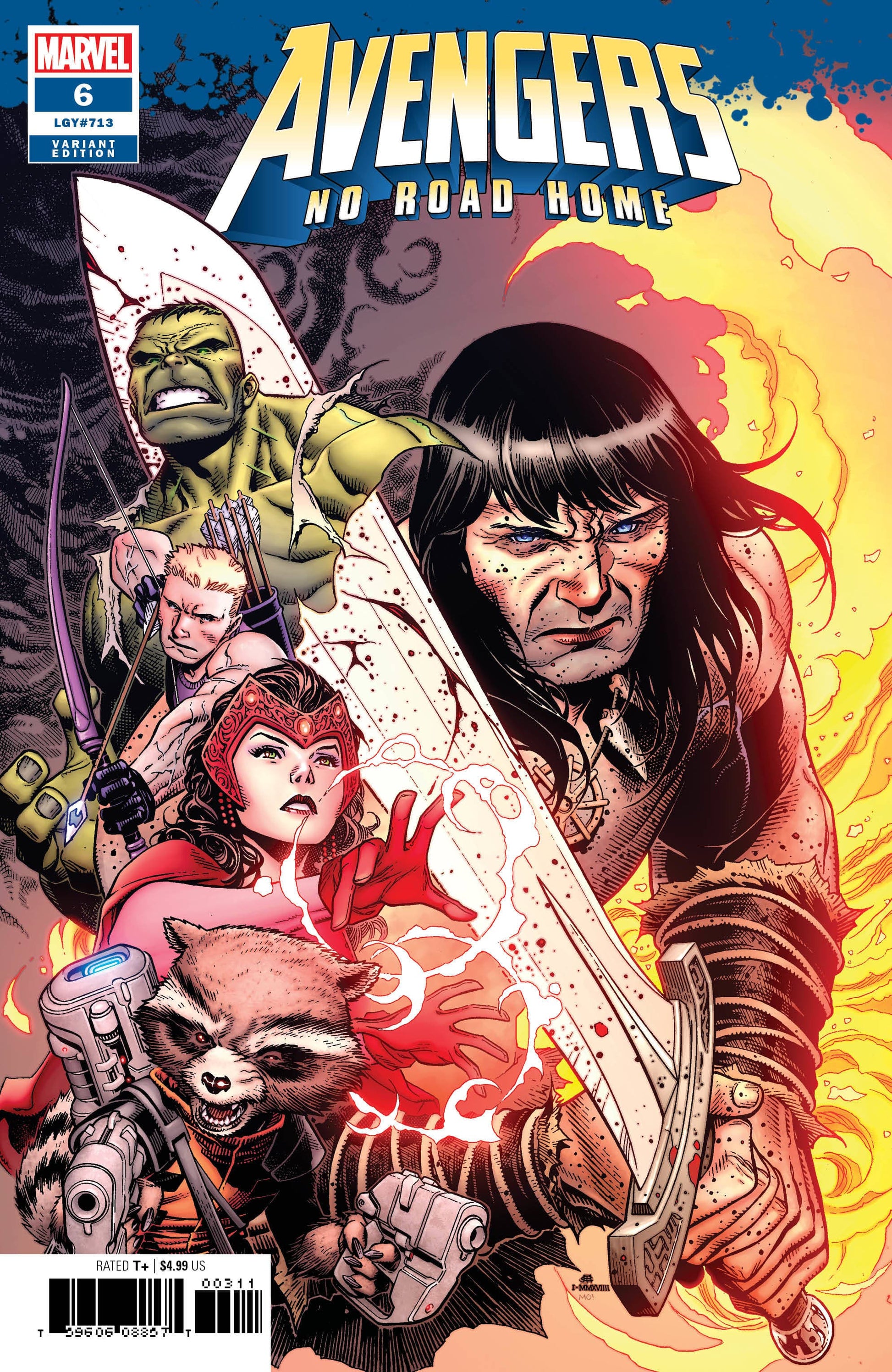 MARVEL COMICS MARVEL COMICS AVENGERS NO ROAD HOME #6 (OF 10) CHEUNG VAR