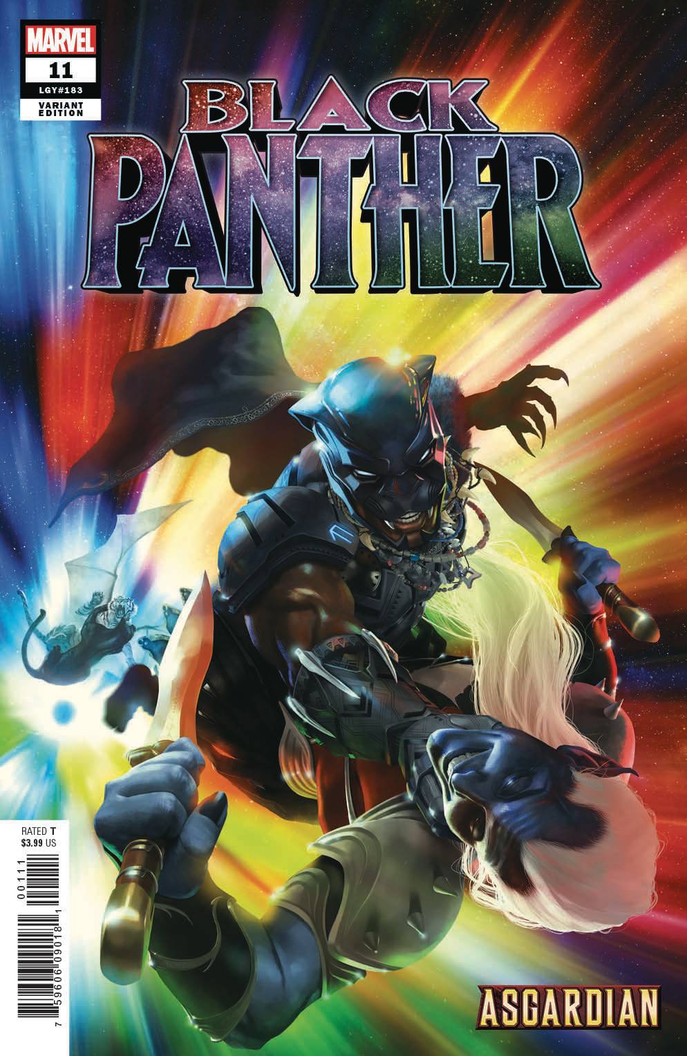 MARVEL COMICS MARVEL COMICS BLACK PANTHER #11 RAHZZAH ASGARDIAN VAR