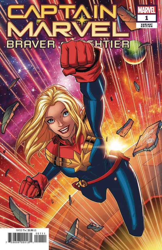 MARVEL COMICS MARVEL COMICS CAPTAIN MARVEL BRAVER & MIGHTIER #1 LIM VAR