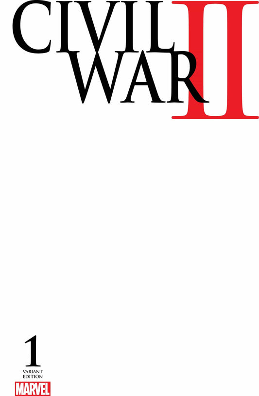 MARVEL COMICS MARVEL COMICS CIVIL WAR II #1 (OF 8) BLANK VAR