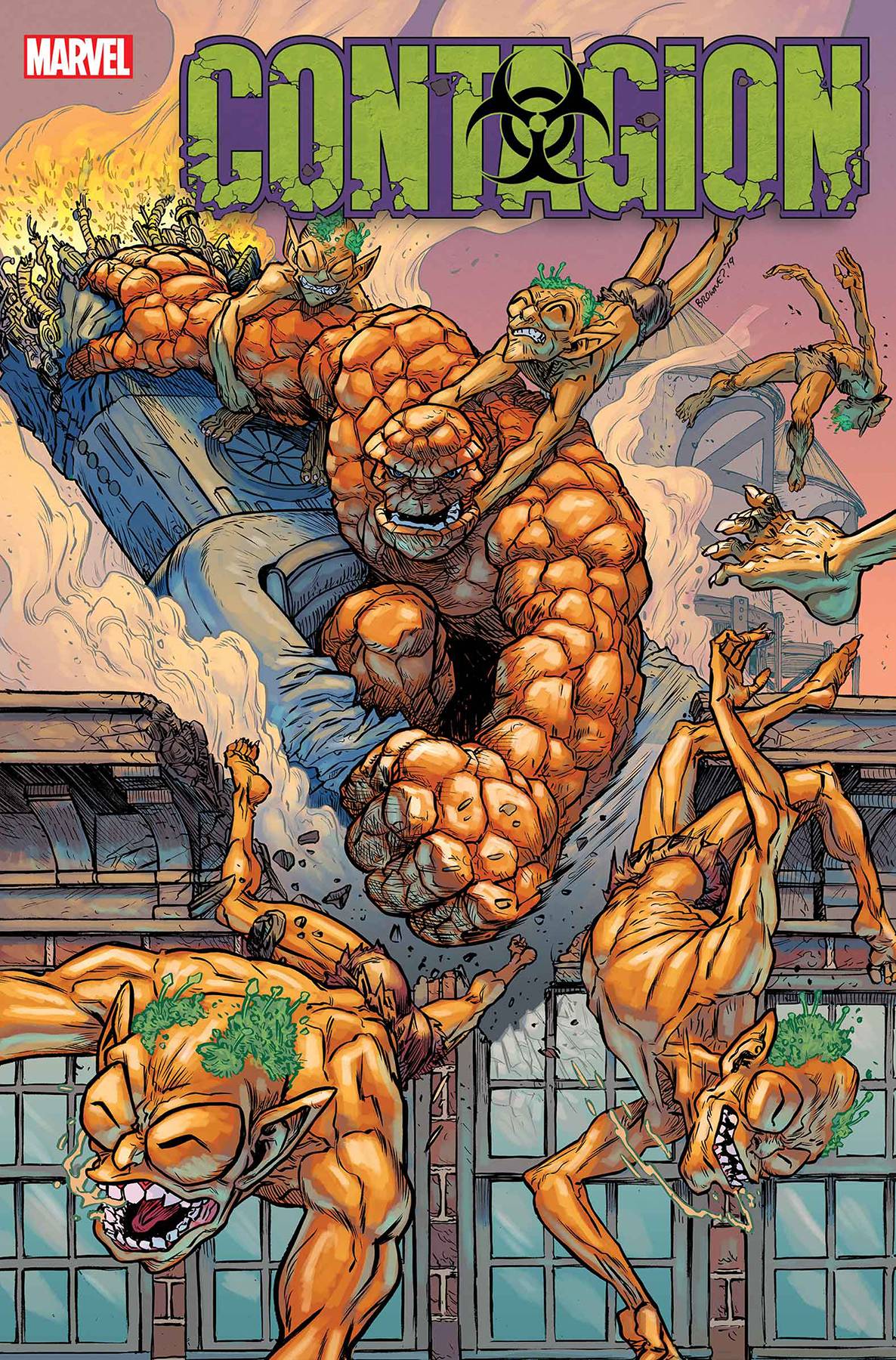 MARVEL COMICS MARVEL COMICS CONTAGION #1 (OF 5) BROWNE VAR