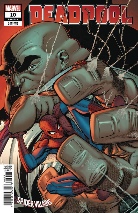 MARVEL COMICS MARVEL COMICS DEADPOOL #10 BRADSHAW SPIDER-MAN VILLAINS VAR