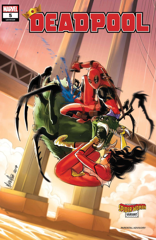 MARVEL COMICS MARVEL COMICS DEADPOOL #5 ANDOLFO SPIDER-WOMAN VAR