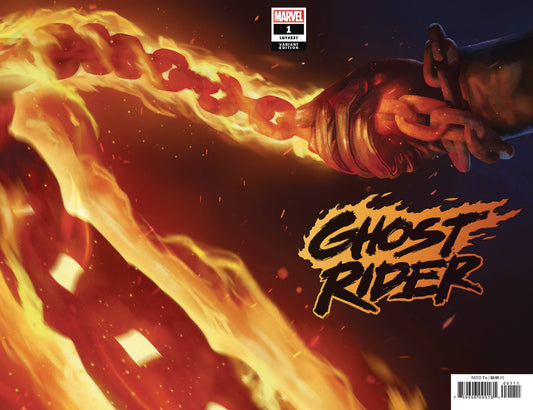 MARVEL COMICS MARVEL COMICS GHOST RIDER #1 RAHZZAH WRAPAROUND TEASER VAR