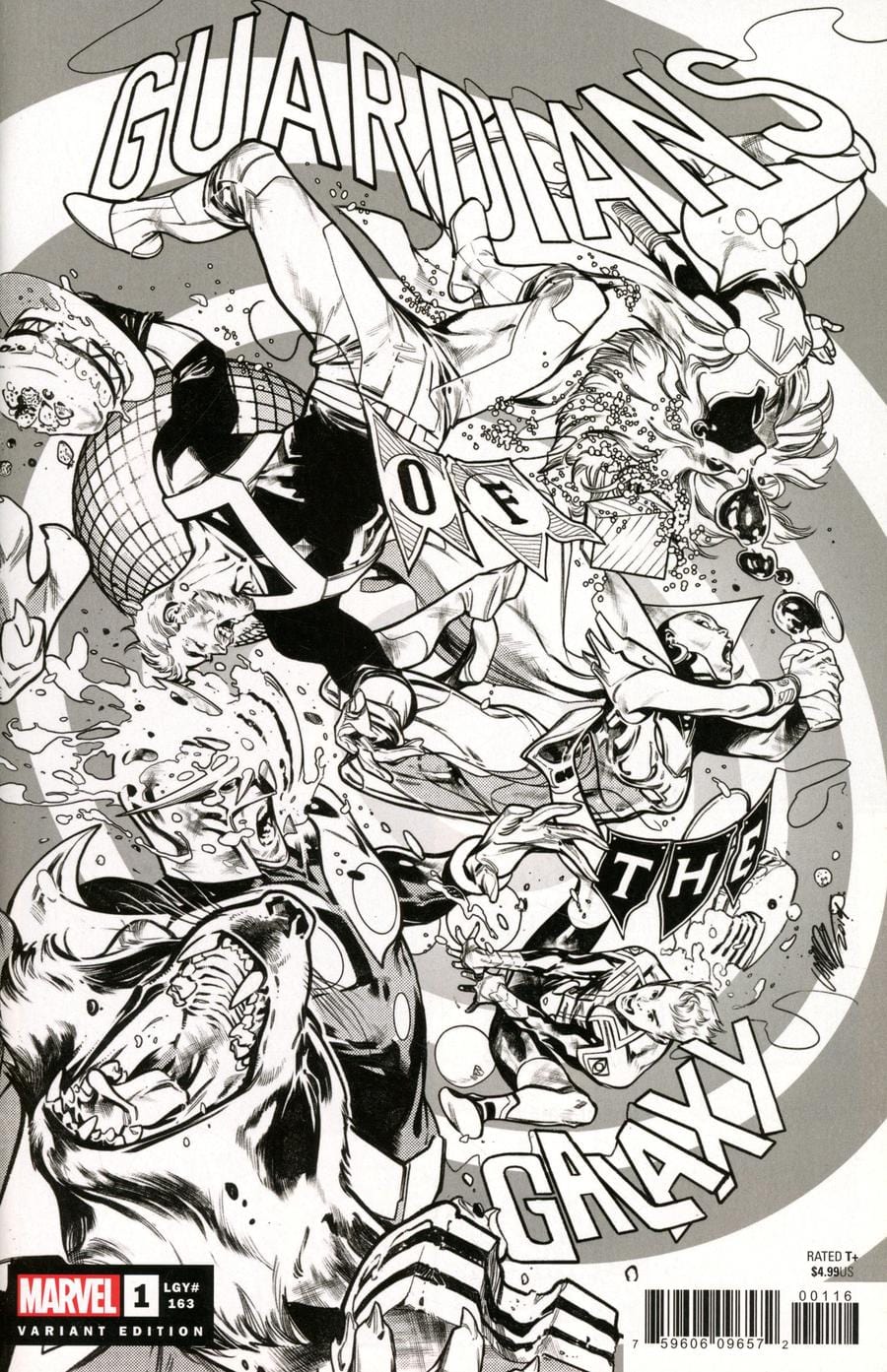 MARVEL COMICS MARVEL COMICS Guardians Of The Galaxy #1 Cover K Incentive Pepe Larraz Party Sketch Cover