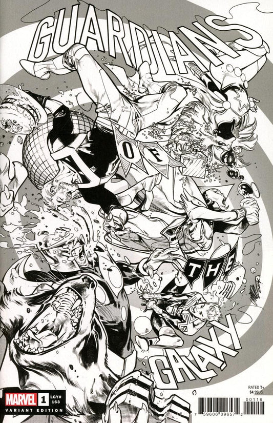 MARVEL COMICS MARVEL COMICS Guardians Of The Galaxy #1 Cover K Incentive Pepe Larraz Party Sketch Cover