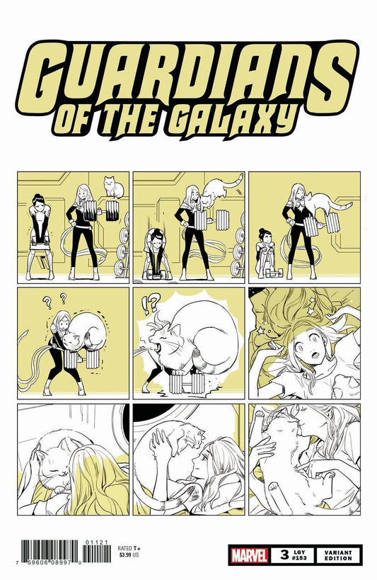 MARVEL COMICS MARVEL COMICS GUARDIANS OF THE GALAXY #3 FUJI CAT VAR