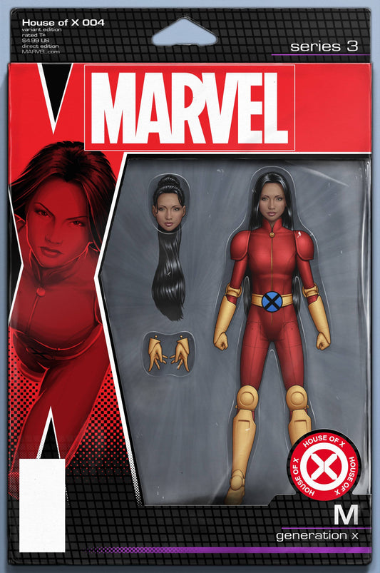 MARVEL COMICS MARVEL COMICS HOUSE OF X #4 (OF 6) CHRISTOPHER ACTION FIGURE VAR (Limit 1 Per Customer)