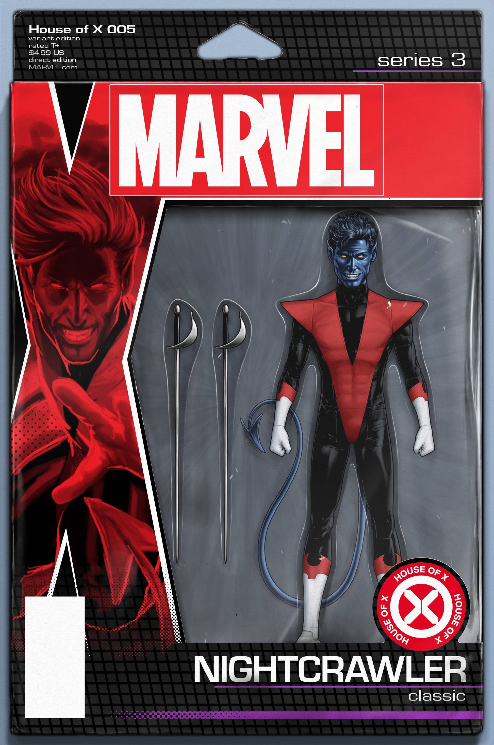 MARVEL COMICS MARVEL COMICS HOUSE OF X #5 (OF 6) CHRISTOPHER ACTION FIGURE VAR(Limit 1 Per Customer)