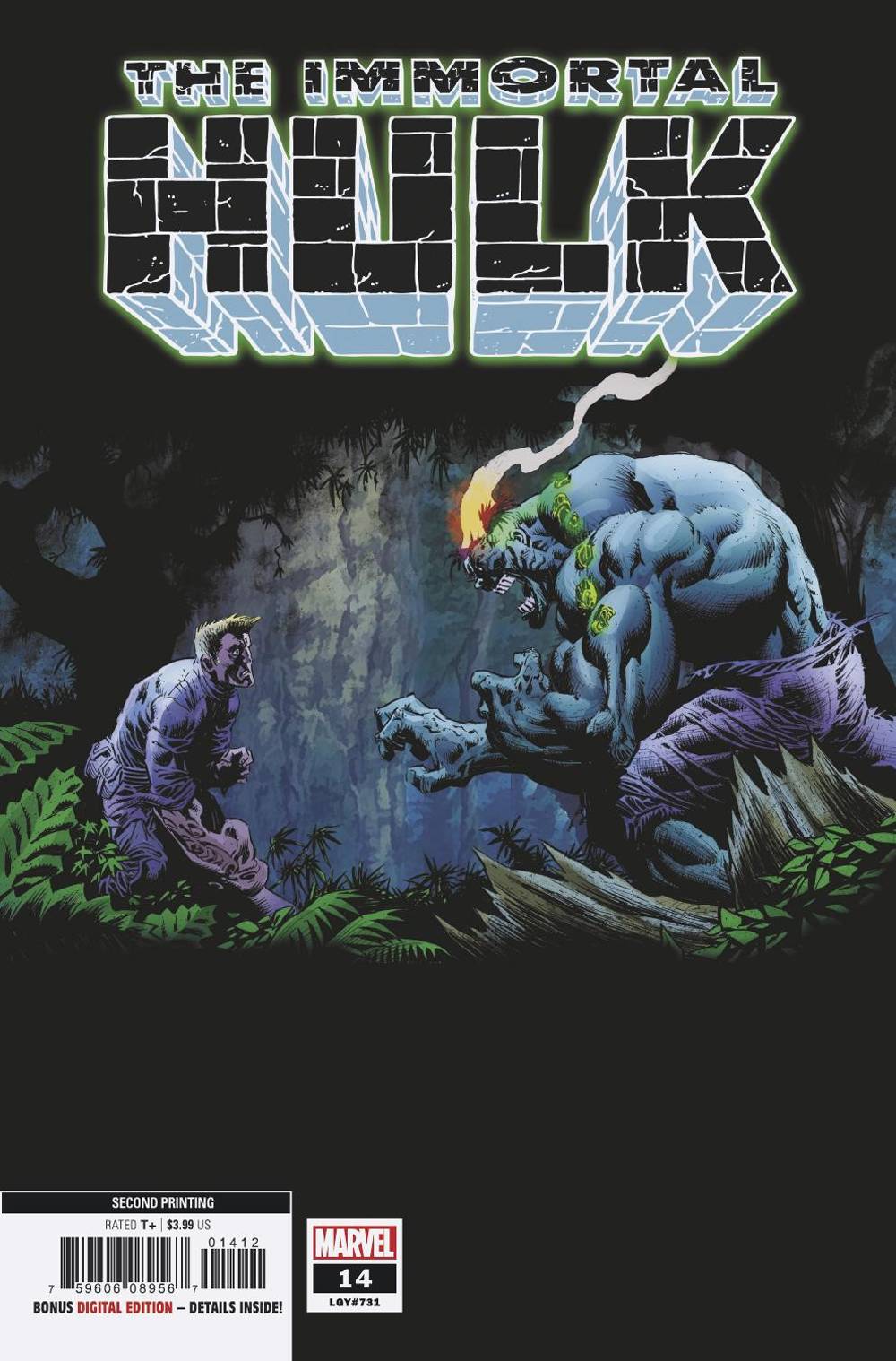 MARVEL COMICS MARVEL COMICS IMMORTAL HULK #14 2ND PTG HOTZ VAR