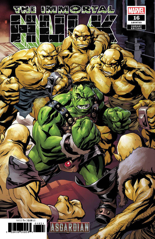 MARVEL COMICS MARVEL COMICS IMMORTAL HULK #16 ARTIST ASGARDIAN VAR
