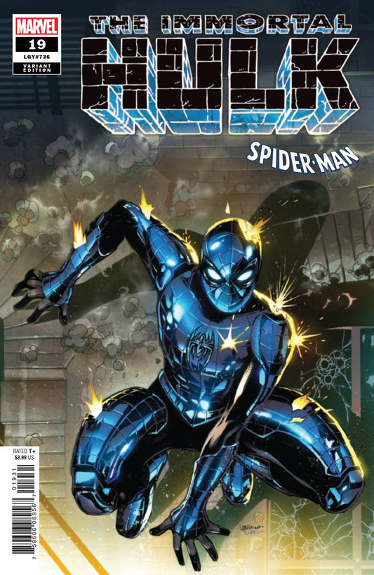 MARVEL COMICS MARVEL COMICS IMMORTAL HULK #19 LUPACCHINO SPIDER-MAN ARMOR SUIT VAR