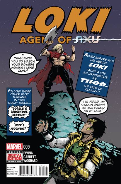 MARVEL COMICS MARVEL COMICS LOKI AGENT OF ASGARD #9 AXIS