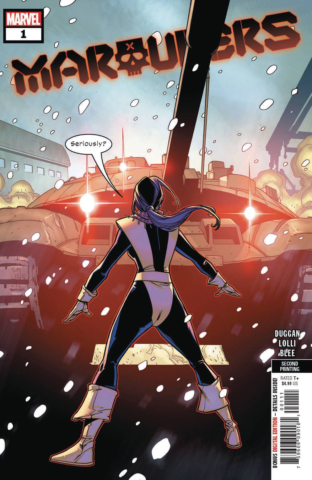 MARVEL COMICS MARVEL COMICS MARAUDERS #1 2ND PTG CAMUNCOLI VAR DX