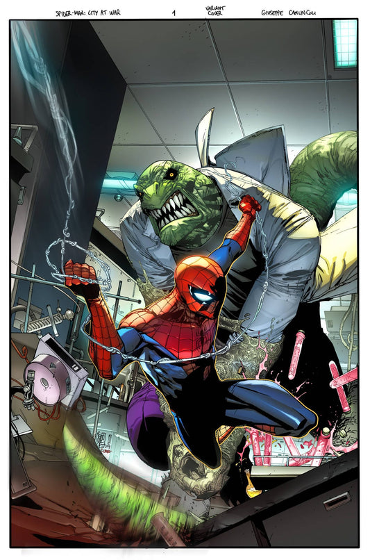 MARVEL COMICS MARVEL COMICS MARVELS SPIDER-MAN CITY AT WAR #1 (OF 6) SPIDER-MAN VILLAINS