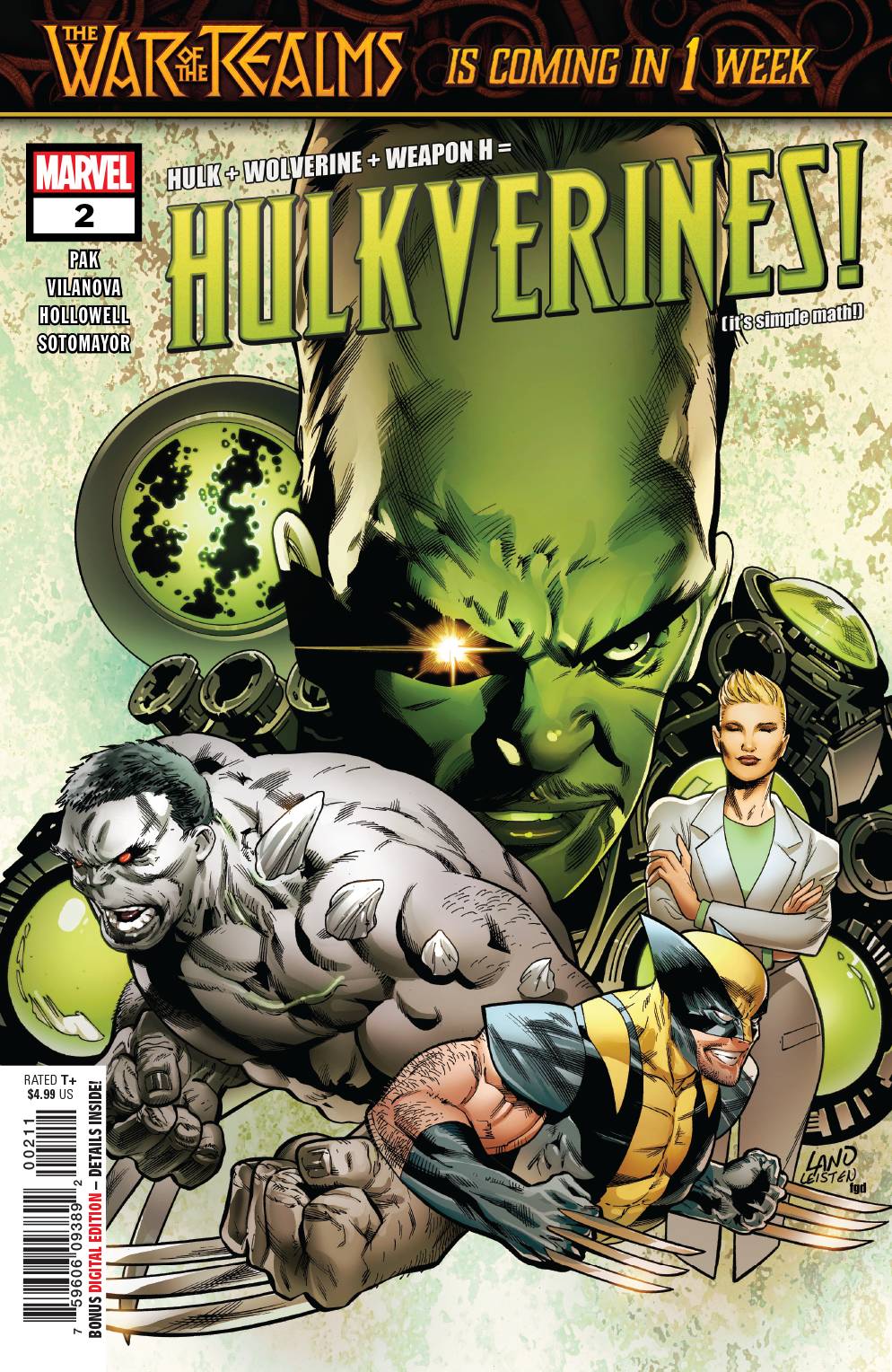 MARVEL COMICS MARVEL COMICS NM HULKVERINES #2 (OF 3)