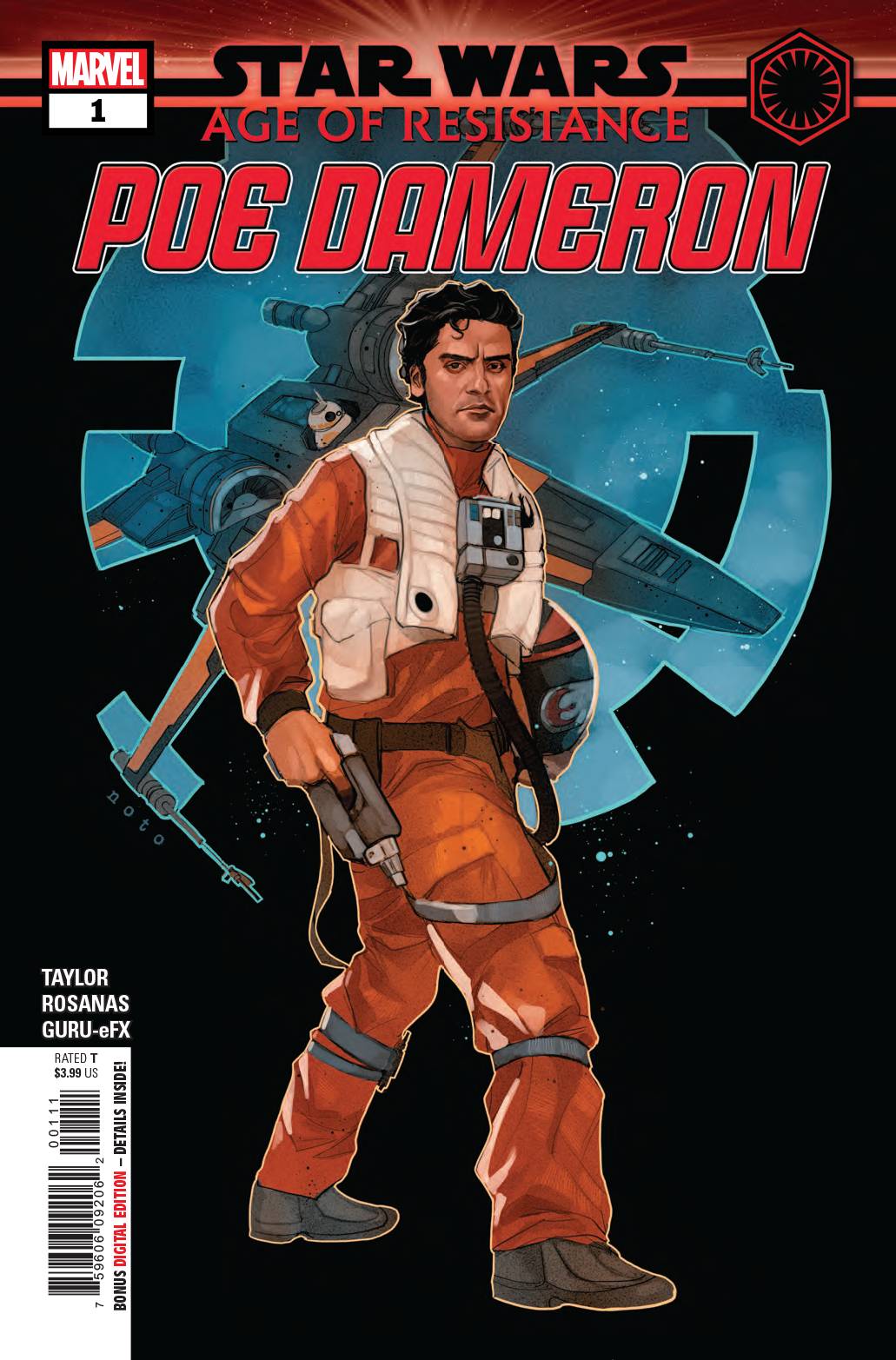 MARVEL COMICS MARVEL COMICS NM STAR WARS AOR POE DAMERON #1