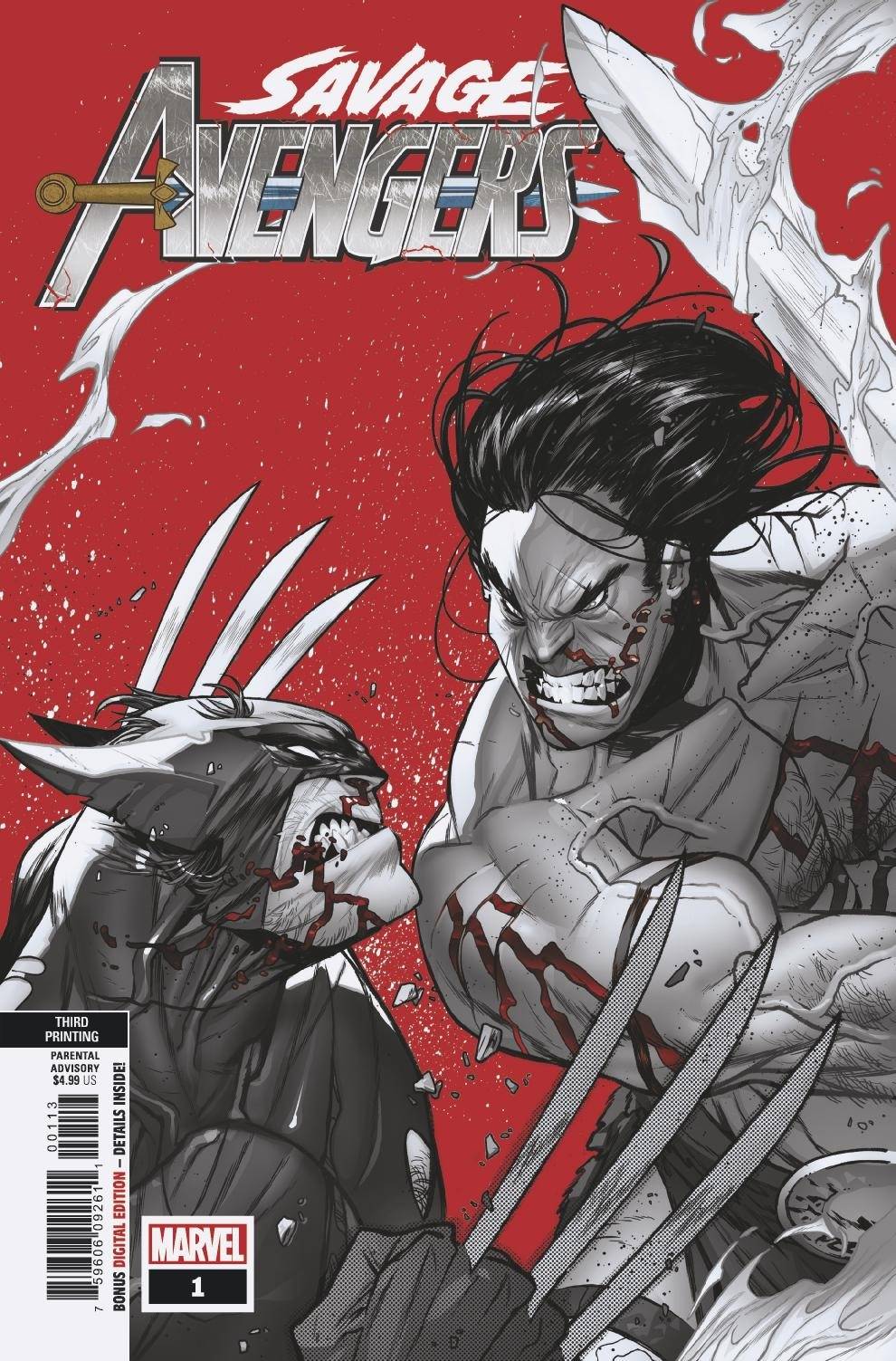 MARVEL COMICS MARVEL COMICS SAVAGE AVENGERS #1 3RD PTG JACINTO VAR