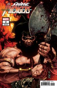 MARVEL COMICS MARVEL COMICS SAVAGE AVENGERS #2 BIANCHI VAR