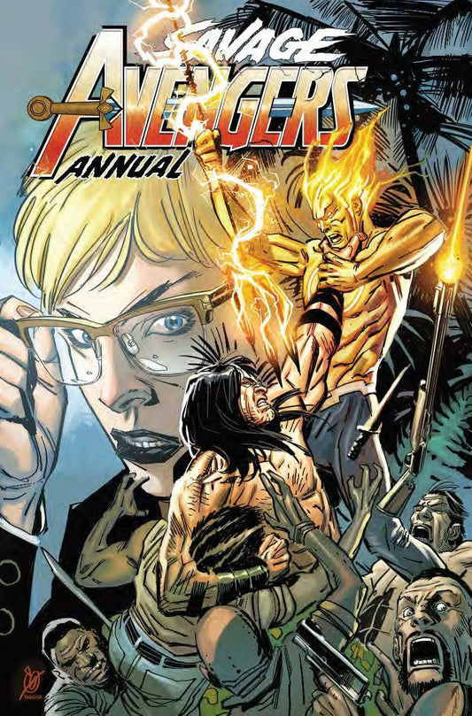 MARVEL COMICS MARVEL COMICS SAVAGE AVENGERS ANNUAL #1 GARNEY VAR