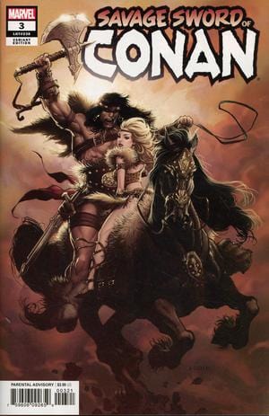 MARVEL COMICS MARVEL COMICS SAVAGE SWORD OF CONAN #3 ANDREWS VAR