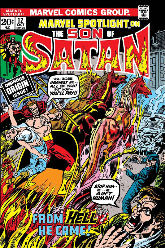 MARVEL COMICS MARVEL COMICS SON OF SATAN MARVEL SPOTLIGHT #12 FACSIMILE EDITION