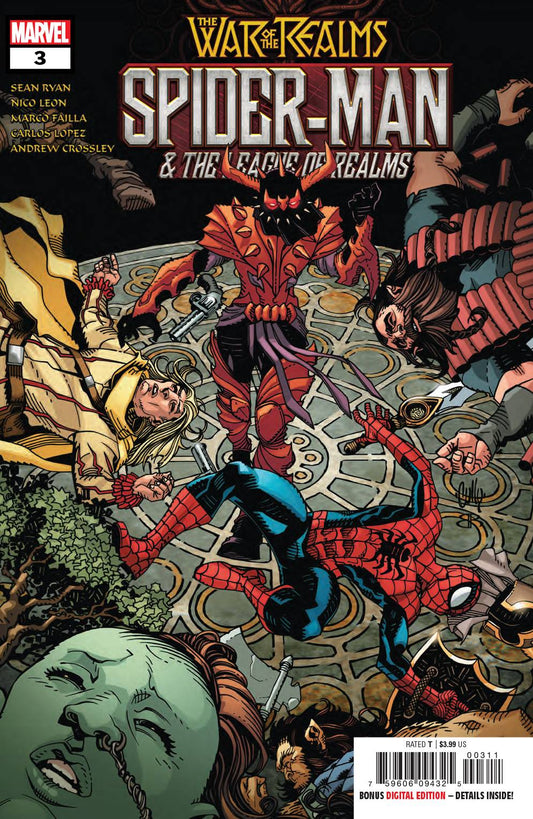 MARVEL COMICS MARVEL COMICS SPIDER-MAN & LEAGUE OF REALMS #3 (OF 3) DALFONSO VAR
