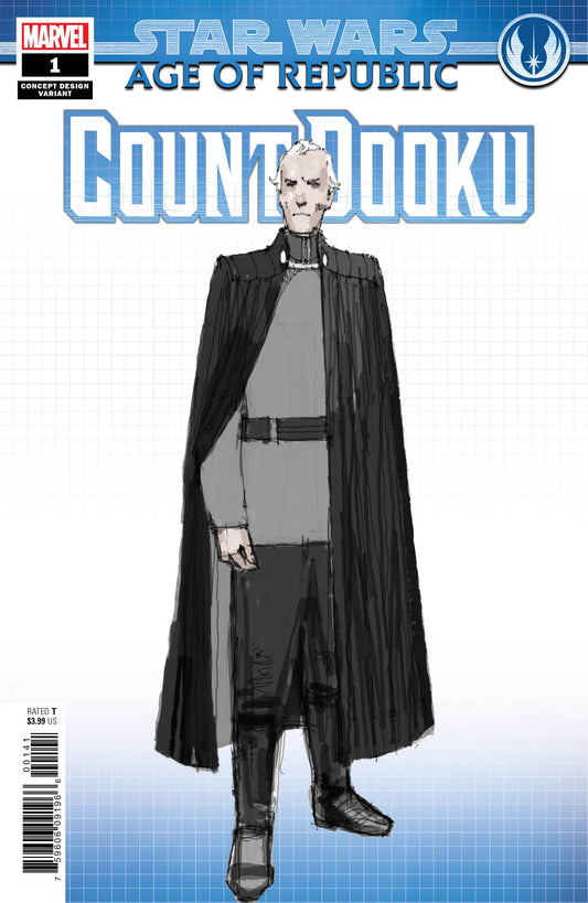 MARVEL COMICS MARVEL COMICS STAR WARS AOR COUNT DOOKU #1 CONCEPT VAR