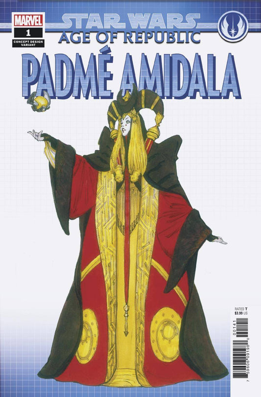 MARVEL COMICS MARVEL COMICS STAR WARS AOR PADME AMIDALA #1 CONCEPT VAR