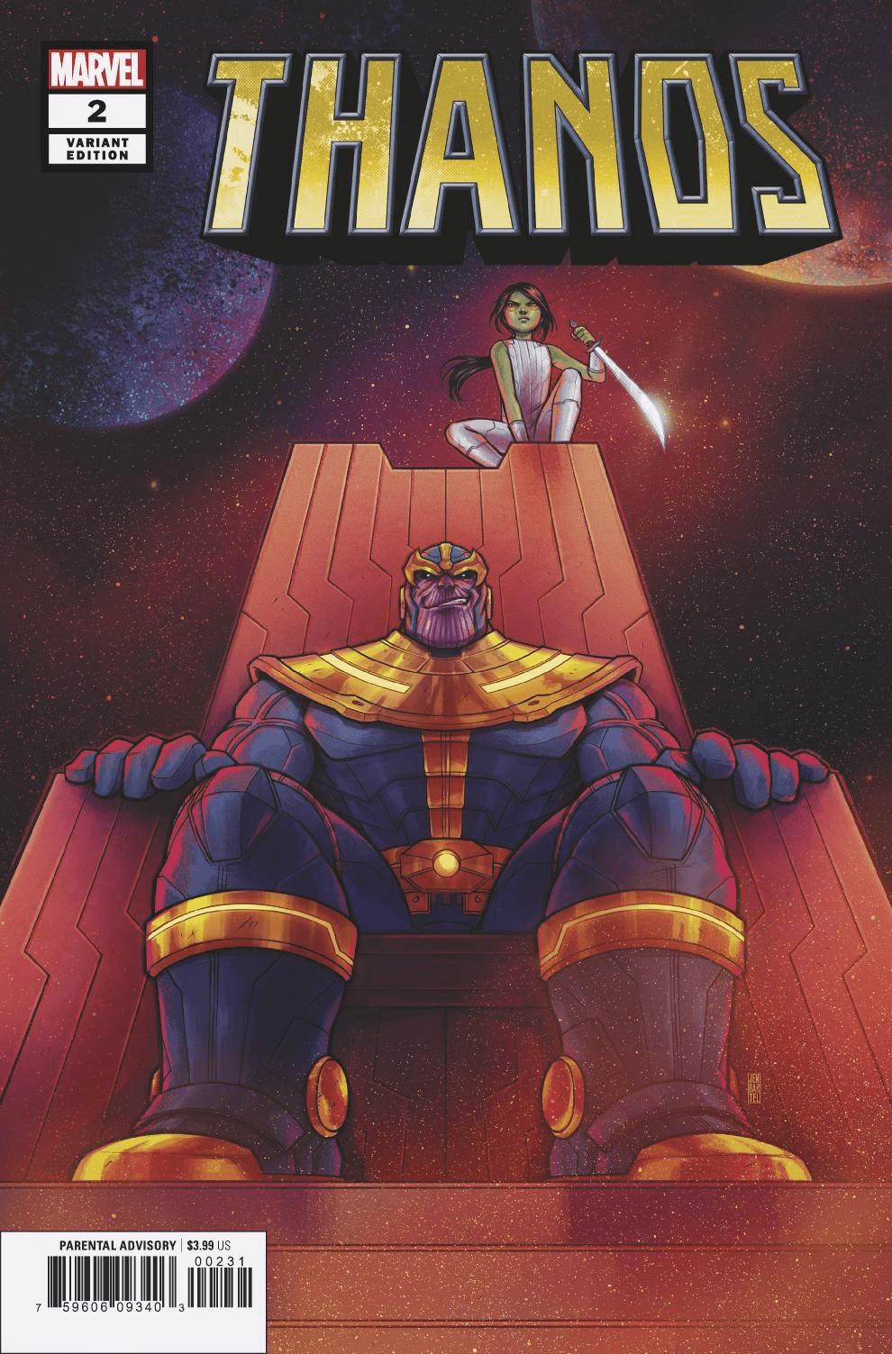 MARVEL COMICS MARVEL COMICS THANOS #2 (OF 6) BARTEL VAR