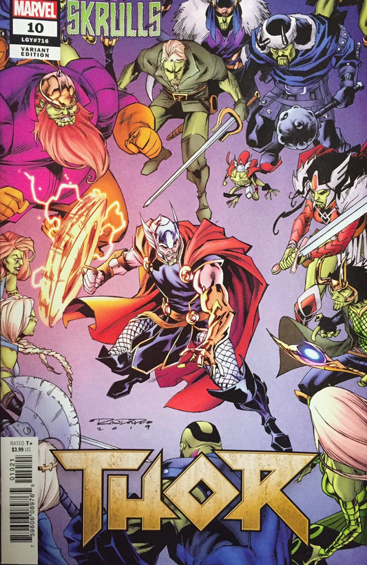 MARVEL COMICS MARVEL COMICS THOR #10 RANDOLPH SKRULLS VAR