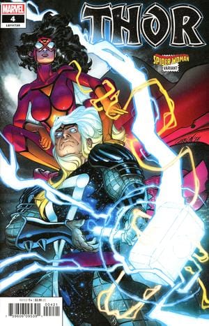MARVEL COMICS MARVEL COMICS THOR #4 GARRON SPIDER-WOMAN VAR