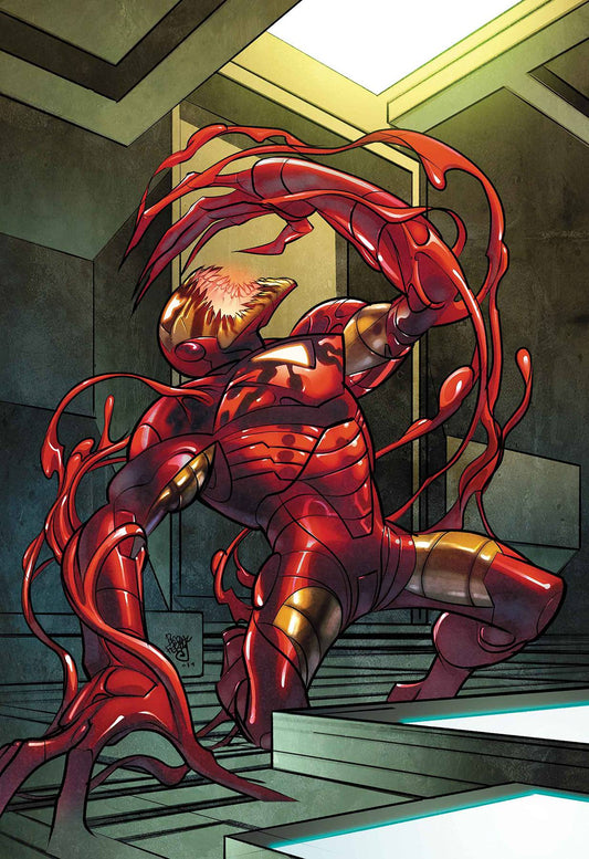 MARVEL COMICS MARVEL COMICS TONY STARK IRON MAN #14 FERRY CARNAGE-IZED VAR