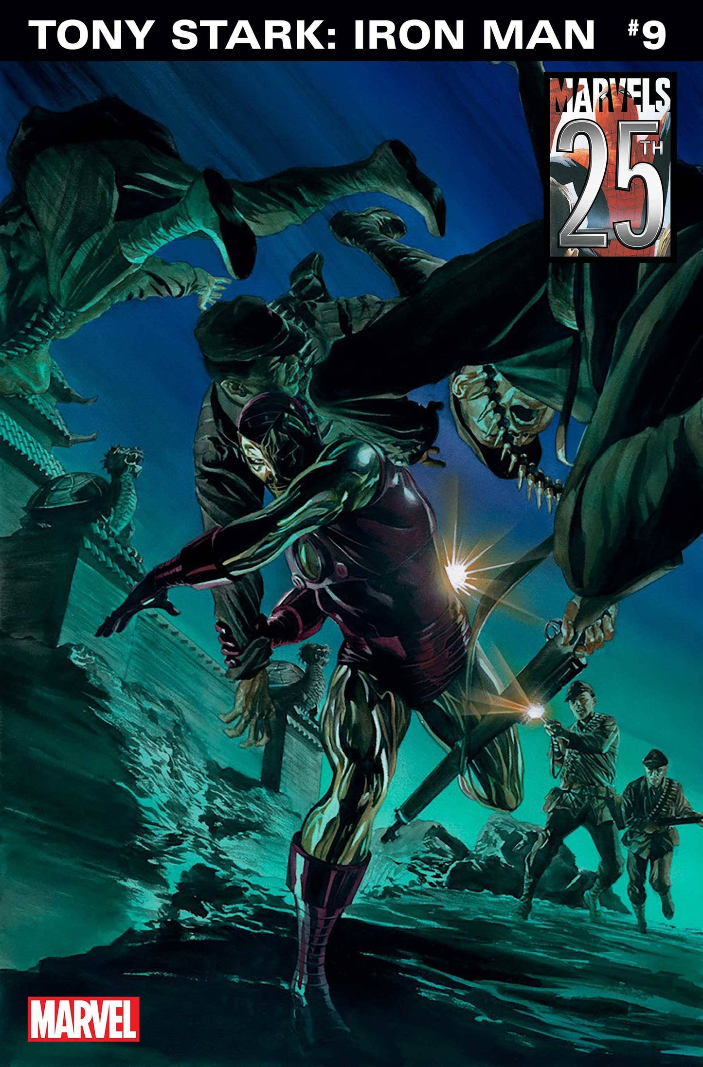 MARVEL COMICS MARVEL COMICS TONY STARK IRON MAN #9 ALEX ROSS MARVELS 25TH VAR