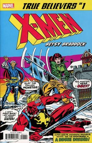 MARVEL COMICS MARVEL COMICS TRUE BELIEVERS X-MEN BETSY BRADDOCK #1