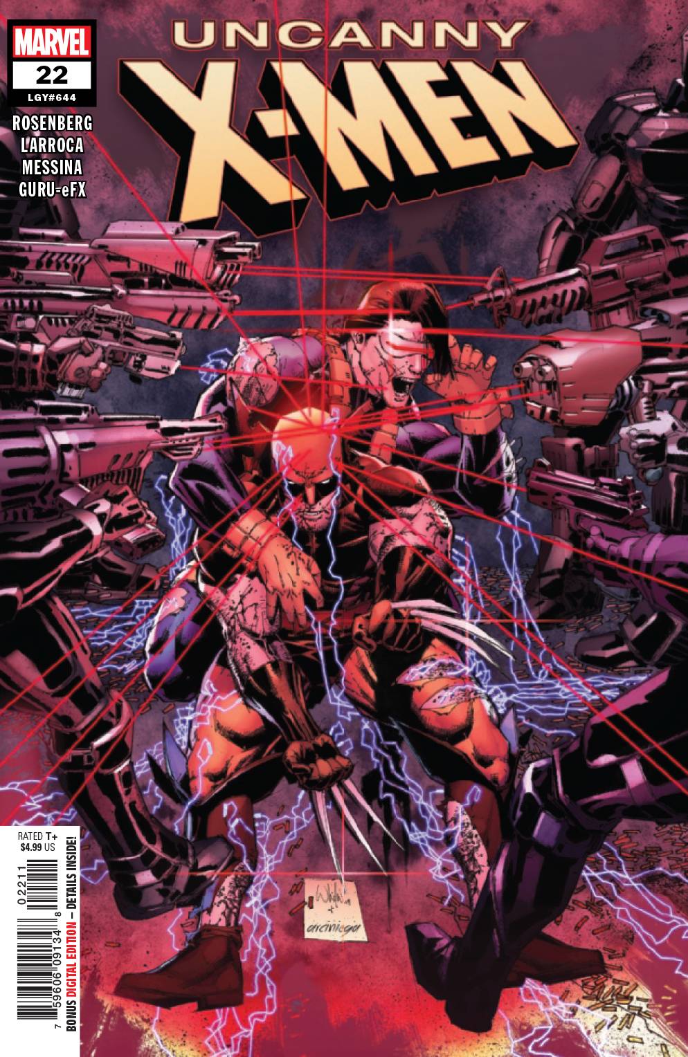 MARVEL COMICS MARVEL COMICS UNCANNY X-MEN #22