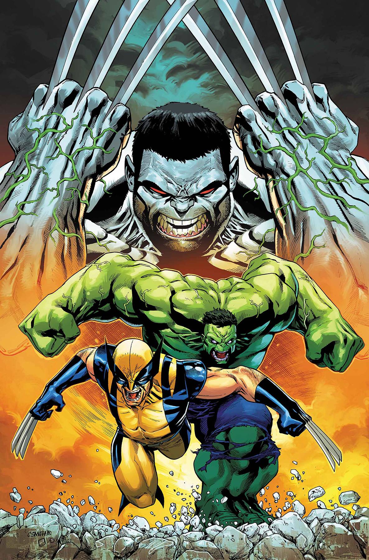 MARVEL COMICS MARVEL COMICS VF HULKVERINES #1 (OF 3) SMITH VAR
