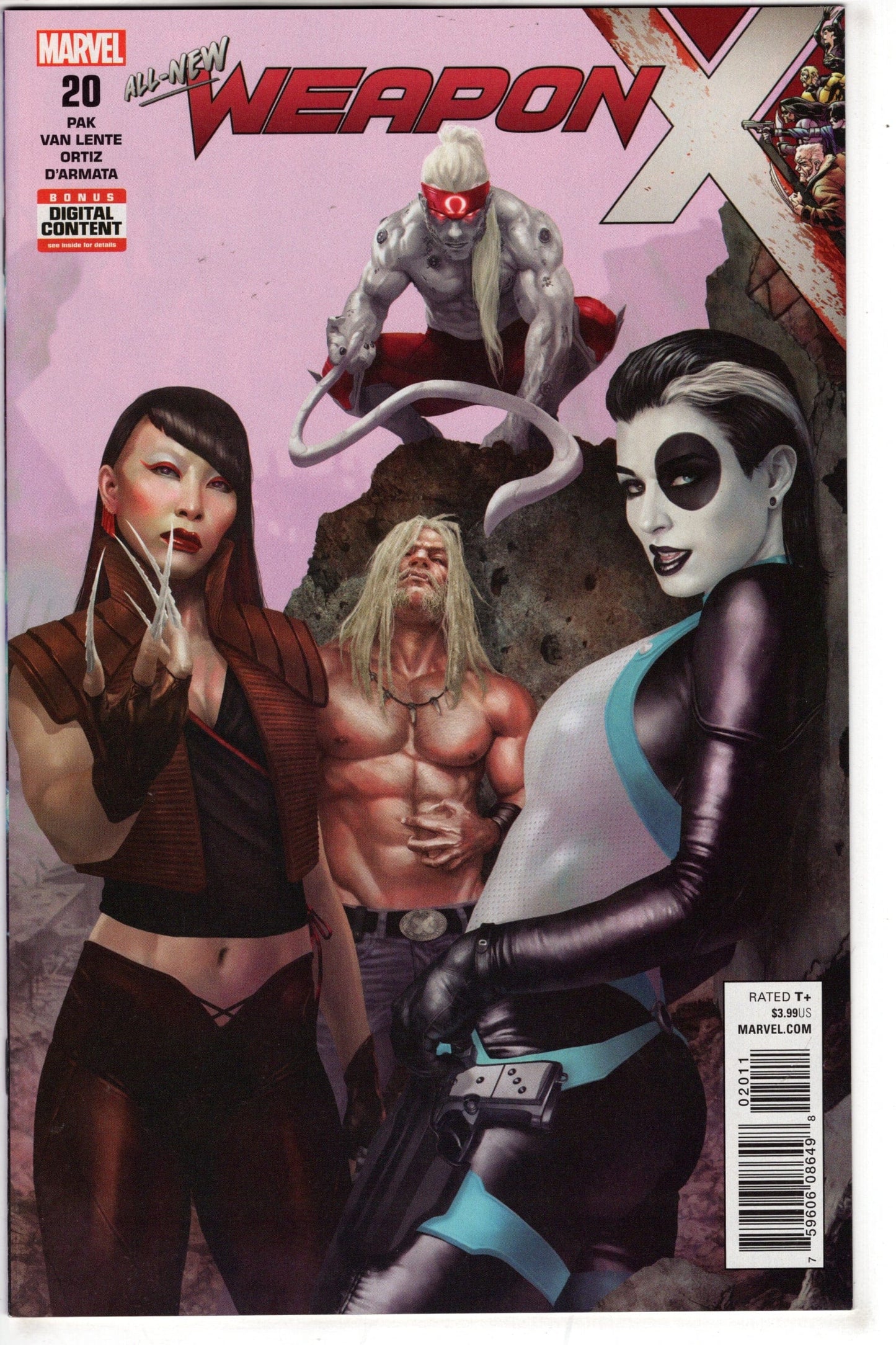 MARVEL COMICS MARVEL COMICS VF/NM WEAPON X #20 (3RD SERIES)