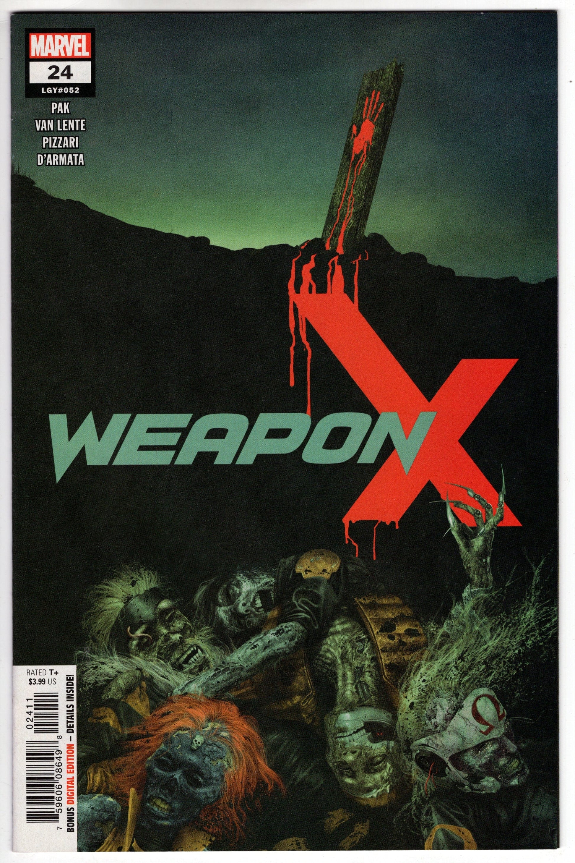 MARVEL COMICS MARVEL COMICS VF/NM WEAPON X #24 (3RD SERIES)