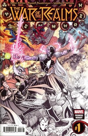 MARVEL COMICS MARVEL COMICS WAR OF REALMS #1 ART ADAMS PREM VAR