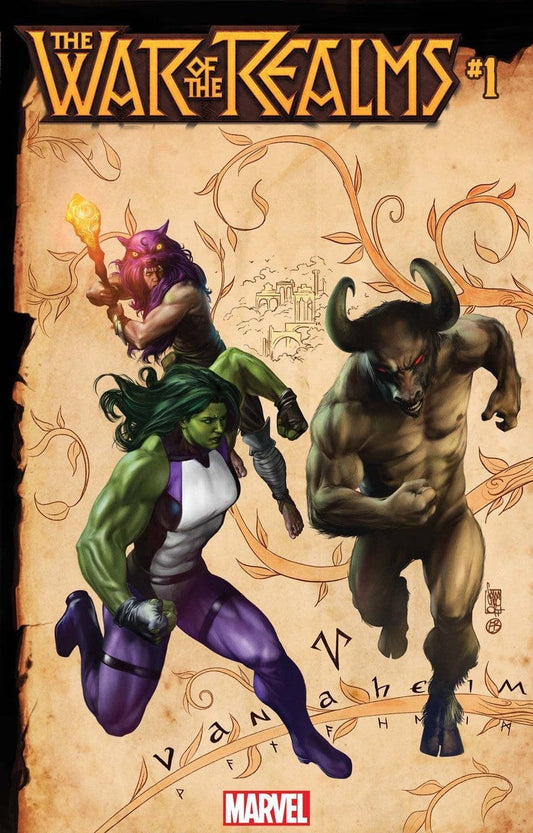 MARVEL COMICS MARVEL COMICS WAR OF REALMS #1 DJURDJEVIC CONNECTING REALM VAR