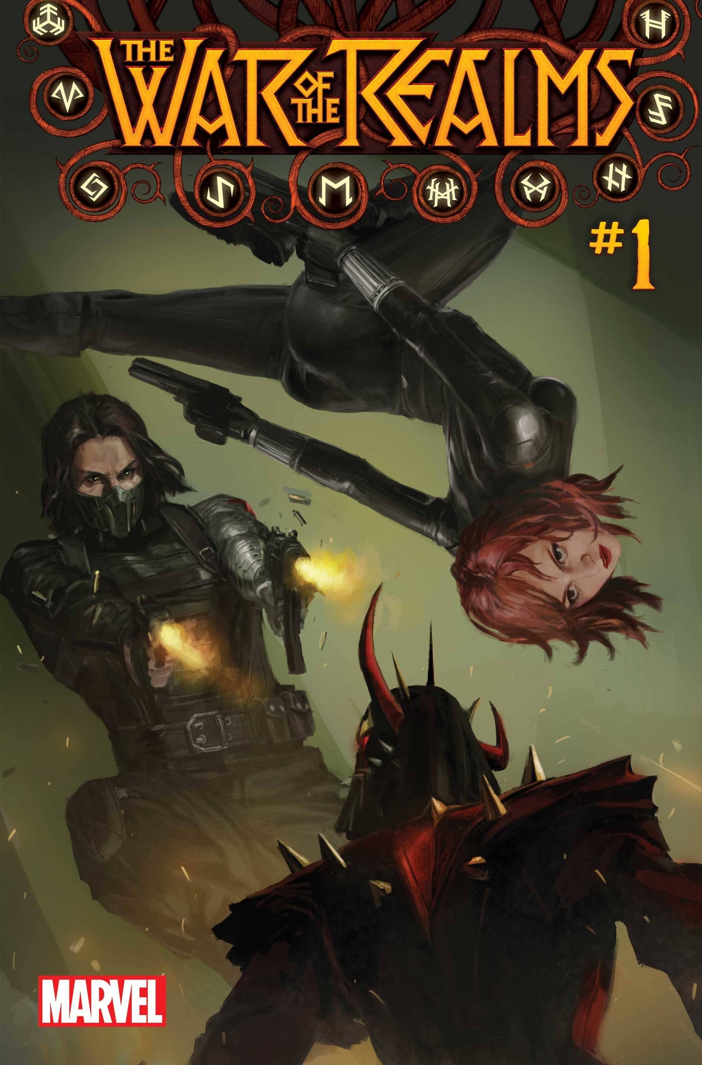 MARVEL COMICS MARVEL COMICS WAR OF REALMS #1 (OF 6) PYEONG JUN PARK VAR
