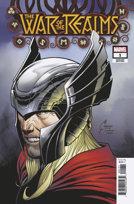 MARVEL COMICS MARVEL COMICS WAR OF REALMS #1 QUESADA VAR