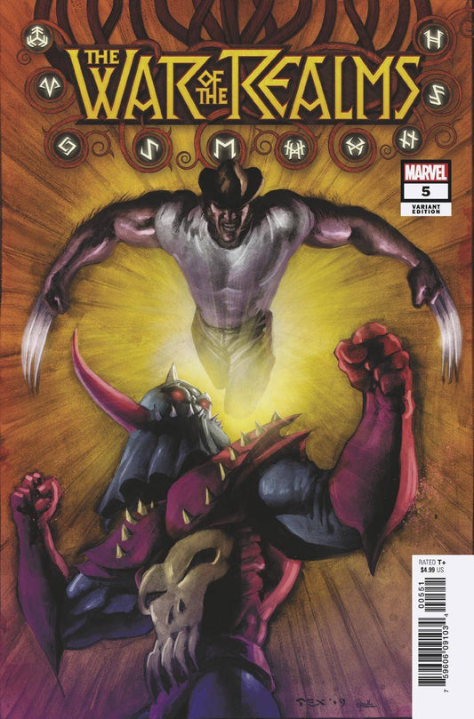 MARVEL COMICS MARVEL COMICS WAR OF REALMS #5 (OF 6) TEXEIRA VAR