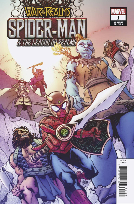 MARVEL COMICS MARVEL COMICS WAR OF REALMS SPIDER-MAN & LEAGUE OF REALMS #1 (OF 3) HAMNER
