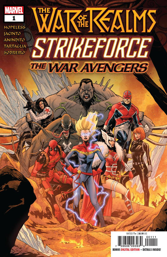 MARVEL COMICS MARVEL COMICS WAR OF REALMS STRIKEFORCE WAR AVENGERS #1 #1