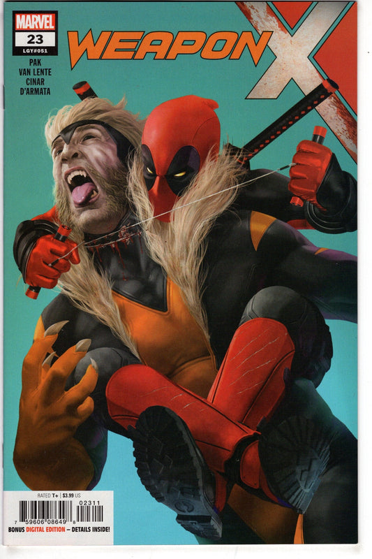 MARVEL COMICS MARVEL COMICS WEAPON X #23 (3RD SERIES)